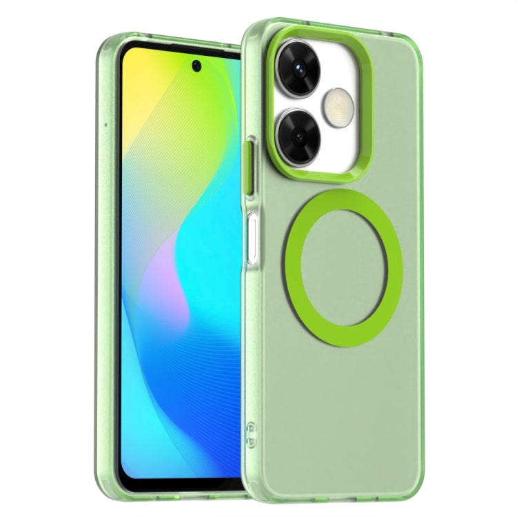 Candy Magsafe PC Hybrid TPU Phone Case, For Xiaomi Poco M6 4G, For Xiaomi Poco M6 Plus, For Xiaomi 14 Civi, For Xiaomi Poco F6 5G, For Xiaomi Poco F6 Pro, For Xiaomi Civi 4 Pro