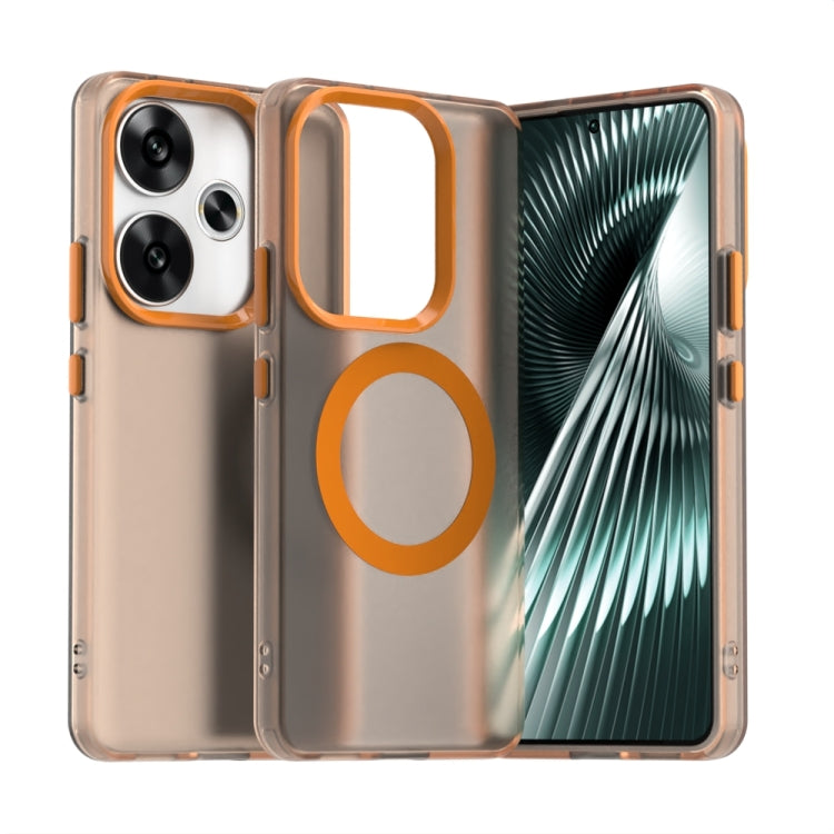 Candy Magsafe PC Hybrid TPU Phone Case, For Xiaomi Poco M6 4G, For Xiaomi Poco M6 Plus, For Xiaomi 14 Civi, For Xiaomi Poco F6 5G, For Xiaomi Poco F6 Pro, For Xiaomi Civi 4 Pro