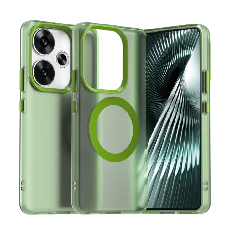 Candy Magsafe PC Hybrid TPU Phone Case, For Xiaomi Poco M6 4G, For Xiaomi Poco M6 Plus, For Xiaomi 14 Civi, For Xiaomi Poco F6 5G, For Xiaomi Poco F6 Pro, For Xiaomi Civi 4 Pro
