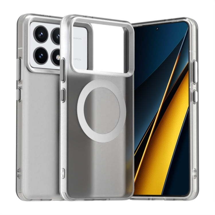 Candy Magsafe PC Hybrid TPU Phone Case, For Xiaomi Poco M6 4G, For Xiaomi Poco M6 Plus, For Xiaomi 14 Civi, For Xiaomi Poco F6 5G, For Xiaomi Poco F6 Pro, For Xiaomi Civi 4 Pro