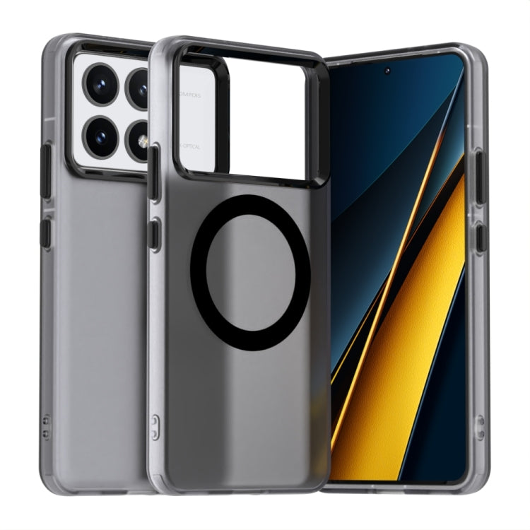 Candy Magsafe PC Hybrid TPU Phone Case, For Xiaomi Poco M6 4G, For Xiaomi Poco M6 Plus, For Xiaomi 14 Civi, For Xiaomi Poco F6 5G, For Xiaomi Poco F6 Pro, For Xiaomi Civi 4 Pro