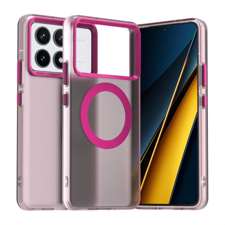 Candy Magsafe PC Hybrid TPU Phone Case, For Xiaomi Poco M6 4G, For Xiaomi Poco M6 Plus, For Xiaomi 14 Civi, For Xiaomi Poco F6 5G, For Xiaomi Poco F6 Pro, For Xiaomi Civi 4 Pro