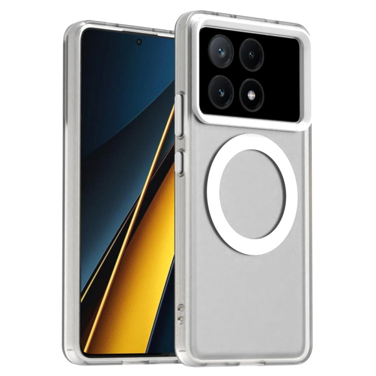 Candy Magsafe PC Hybrid TPU Phone Case, For Xiaomi Poco C61, For Xiaomi Poco M6 Pro 4G, For Xiaomi Poco X6 Neo 5G, For Xiaomi Poco M6 5G, For Xiaomi Poco X6 Pro 5G, For Xiaomi Poco X6 5G