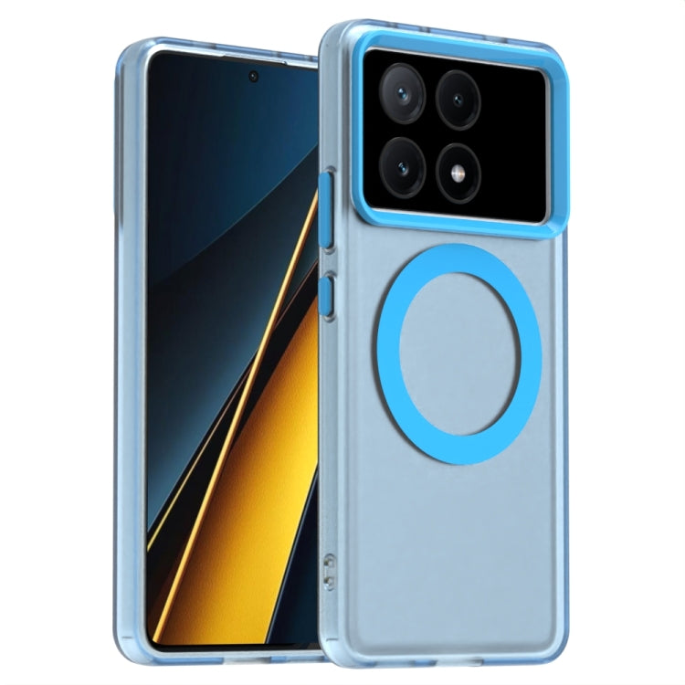 Candy Magsafe PC Hybrid TPU Phone Case, For Xiaomi Poco C61, For Xiaomi Poco M6 Pro 4G, For Xiaomi Poco X6 Neo 5G, For Xiaomi Poco M6 5G, For Xiaomi Poco X6 Pro 5G, For Xiaomi Poco X6 5G