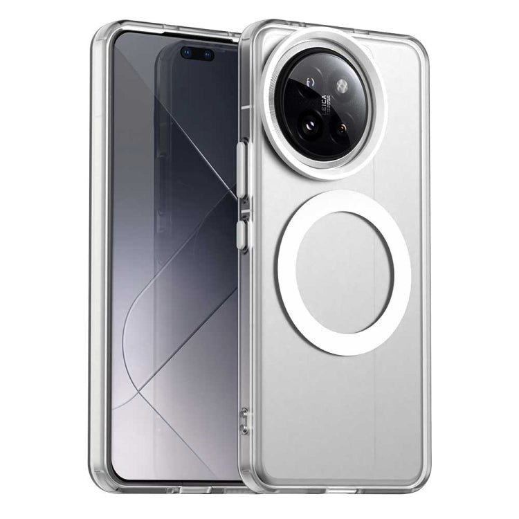Candy Magsafe PC Hybrid TPU Phone Case, For Xiaomi Poco M6 4G, For Xiaomi Poco M6 Plus, For Xiaomi 14 Civi, For Xiaomi Poco F6 5G, For Xiaomi Poco F6 Pro, For Xiaomi Civi 4 Pro