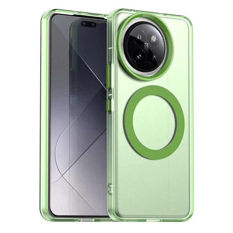 Candy Magsafe PC Hybrid TPU Phone Case, For Xiaomi Poco M6 4G, For Xiaomi Poco M6 Plus, For Xiaomi 14 Civi, For Xiaomi Poco F6 5G, For Xiaomi Poco F6 Pro, For Xiaomi Civi 4 Pro