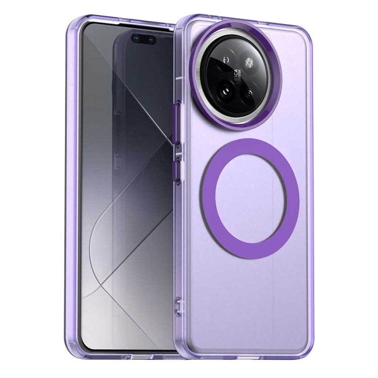 Candy Magsafe PC Hybrid TPU Phone Case, For Xiaomi Poco M6 4G, For Xiaomi Poco M6 Plus, For Xiaomi 14 Civi, For Xiaomi Poco F6 5G, For Xiaomi Poco F6 Pro, For Xiaomi Civi 4 Pro