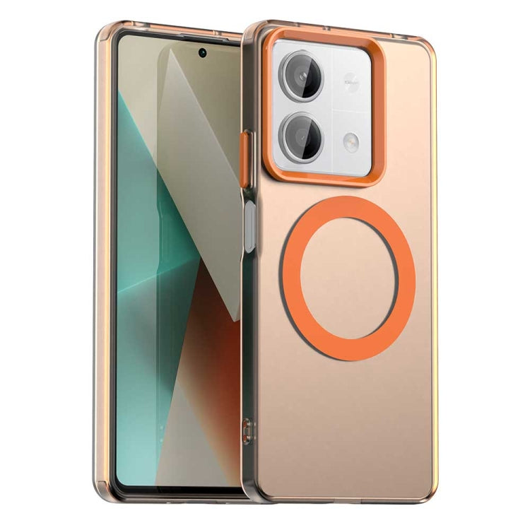 Candy Magsafe PC Hybrid TPU Phone Case, For Xiaomi Poco C61, For Xiaomi Poco M6 Pro 4G, For Xiaomi Poco X6 Neo 5G, For Xiaomi Poco M6 5G, For Xiaomi Poco X6 Pro 5G, For Xiaomi Poco X6 5G