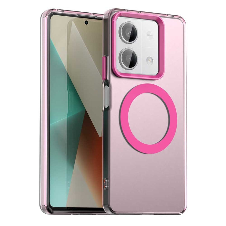 Candy Magsafe PC Hybrid TPU Phone Case, For Xiaomi Poco C61, For Xiaomi Poco M6 Pro 4G, For Xiaomi Poco X6 Neo 5G, For Xiaomi Poco M6 5G, For Xiaomi Poco X6 Pro 5G, For Xiaomi Poco X6 5G