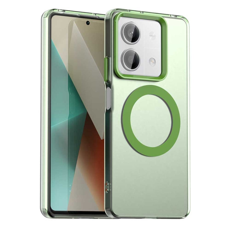 Candy Magsafe PC Hybrid TPU Phone Case, For Xiaomi Poco C61, For Xiaomi Poco M6 Pro 4G, For Xiaomi Poco X6 Neo 5G, For Xiaomi Poco M6 5G, For Xiaomi Poco X6 Pro 5G, For Xiaomi Poco X6 5G