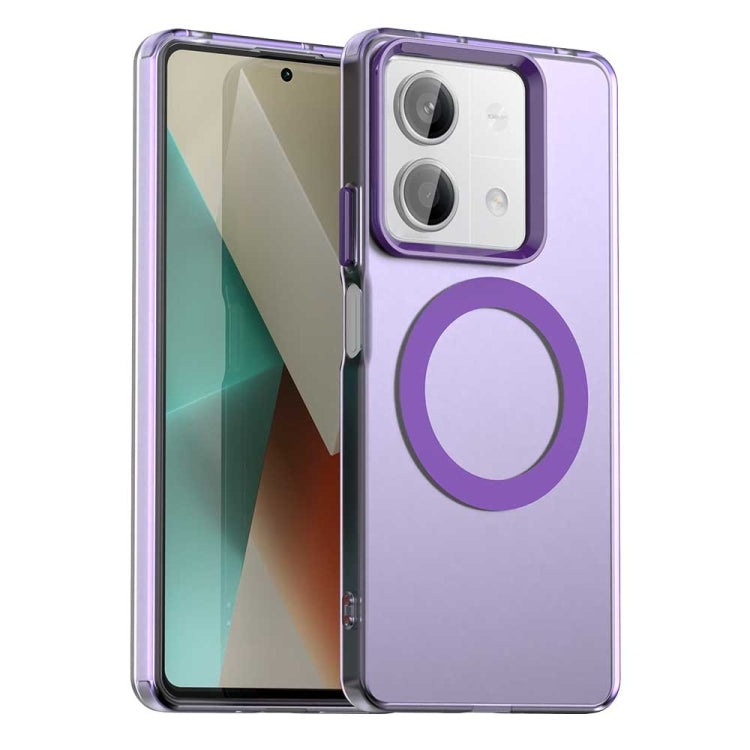 Candy Magsafe PC Hybrid TPU Phone Case, For Xiaomi Poco C61, For Xiaomi Poco M6 Pro 4G, For Xiaomi Poco X6 Neo 5G, For Xiaomi Poco M6 5G, For Xiaomi Poco X6 Pro 5G, For Xiaomi Poco X6 5G