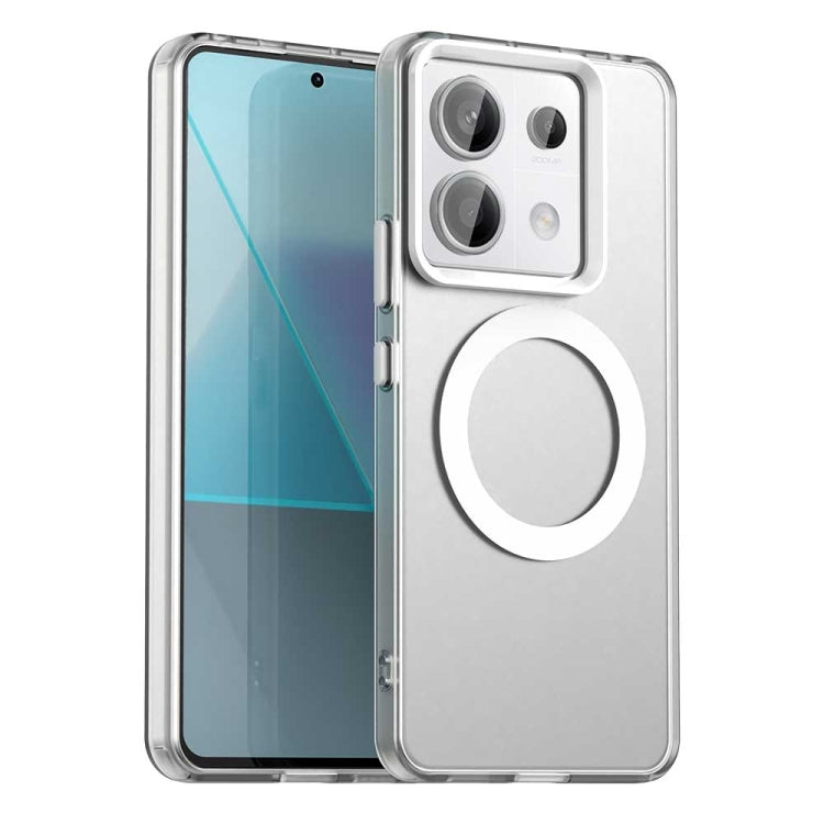 Candy Magsafe PC Hybrid TPU Phone Case, For Xiaomi Poco C61, For Xiaomi Poco M6 Pro 4G, For Xiaomi Poco X6 Neo 5G, For Xiaomi Poco M6 5G, For Xiaomi Poco X6 Pro 5G, For Xiaomi Poco X6 5G
