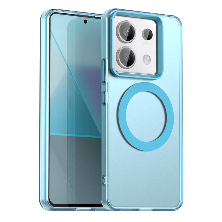 Candy Magsafe PC Hybrid TPU Phone Case, For Xiaomi Poco C61, For Xiaomi Poco M6 Pro 4G, For Xiaomi Poco X6 Neo 5G, For Xiaomi Poco M6 5G, For Xiaomi Poco X6 Pro 5G, For Xiaomi Poco X6 5G