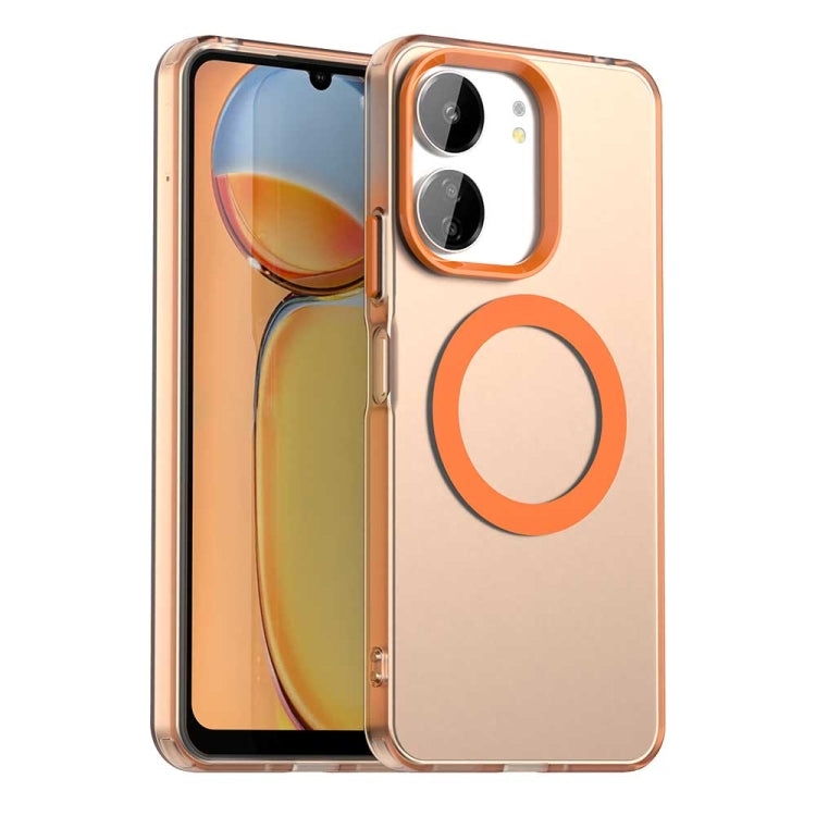 Candy Magsafe PC Hybrid TPU Phone Case, For Xiaomi Poco C61, For Xiaomi Poco M6 Pro 4G, For Xiaomi Poco X6 Neo 5G, For Xiaomi Poco M6 5G, For Xiaomi Poco X6 Pro 5G, For Xiaomi Poco X6 5G