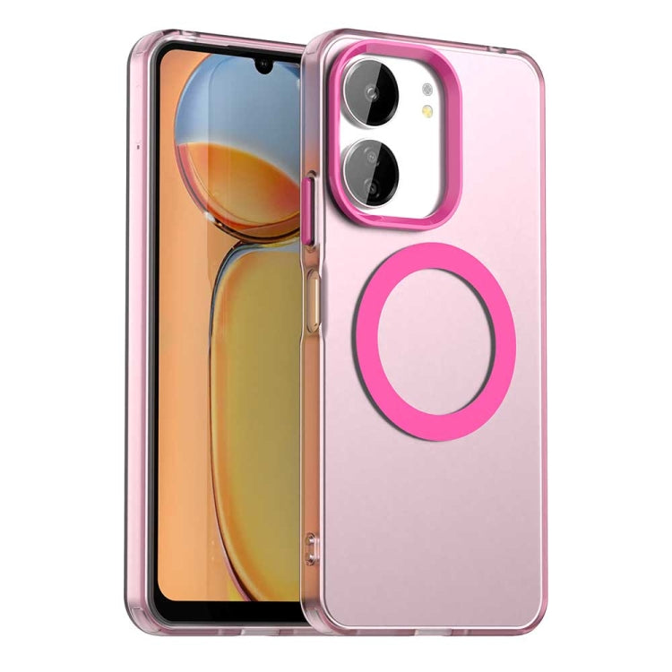 Candy Magsafe PC Hybrid TPU Phone Case, For Xiaomi Poco C61, For Xiaomi Poco M6 Pro 4G, For Xiaomi Poco X6 Neo 5G, For Xiaomi Poco M6 5G, For Xiaomi Poco X6 Pro 5G, For Xiaomi Poco X6 5G