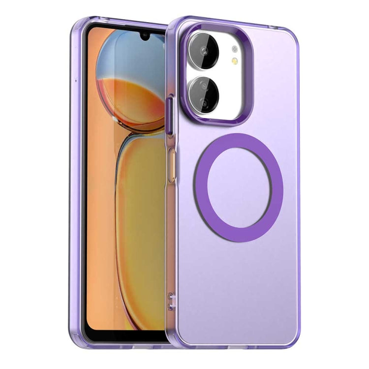 Candy Magsafe PC Hybrid TPU Phone Case, For Xiaomi Poco C61, For Xiaomi Poco M6 Pro 4G, For Xiaomi Poco X6 Neo 5G, For Xiaomi Poco M6 5G, For Xiaomi Poco X6 Pro 5G, For Xiaomi Poco X6 5G