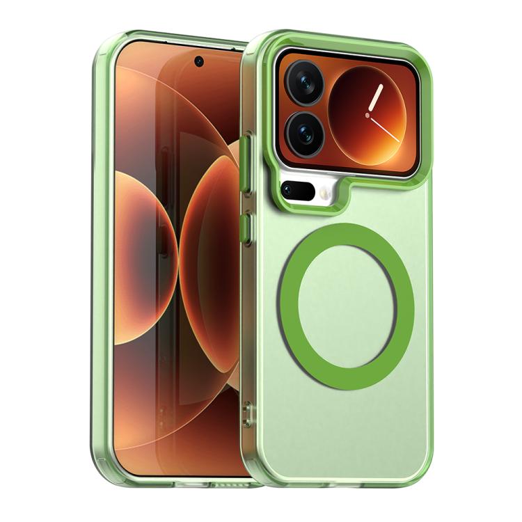 Hemasa Candy Magsafe PC Hybrid TPU Phone Case, For Xiaomi 17 Pro Max, For Xiaomi 17 Pro, For Xiaomi 17, For Xiaomi 15T Pro 5G, For Xiaomi 15T 5G, For Xiaomi Poco F7