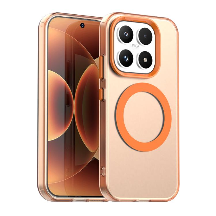 Hemasa Candy Magsafe PC Hybrid TPU Phone Case, For Xiaomi 17 Pro Max, For Xiaomi 17 Pro, For Xiaomi 17, For Xiaomi 15T Pro 5G, For Xiaomi 15T 5G, For Xiaomi Poco F7