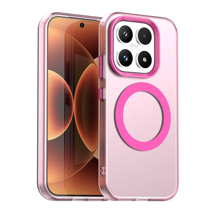 Hemasa Candy Magsafe PC Hybrid TPU Phone Case, For Xiaomi 17 Pro Max, For Xiaomi 17 Pro, For Xiaomi 17, For Xiaomi 15T Pro 5G, For Xiaomi 15T 5G, For Xiaomi Poco F7