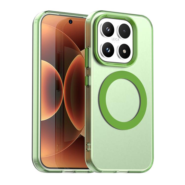 Hemasa Candy Magsafe PC Hybrid TPU Phone Case, For Xiaomi 17 Pro Max, For Xiaomi 17 Pro, For Xiaomi 17, For Xiaomi 15T Pro 5G, For Xiaomi 15T 5G, For Xiaomi Poco F7