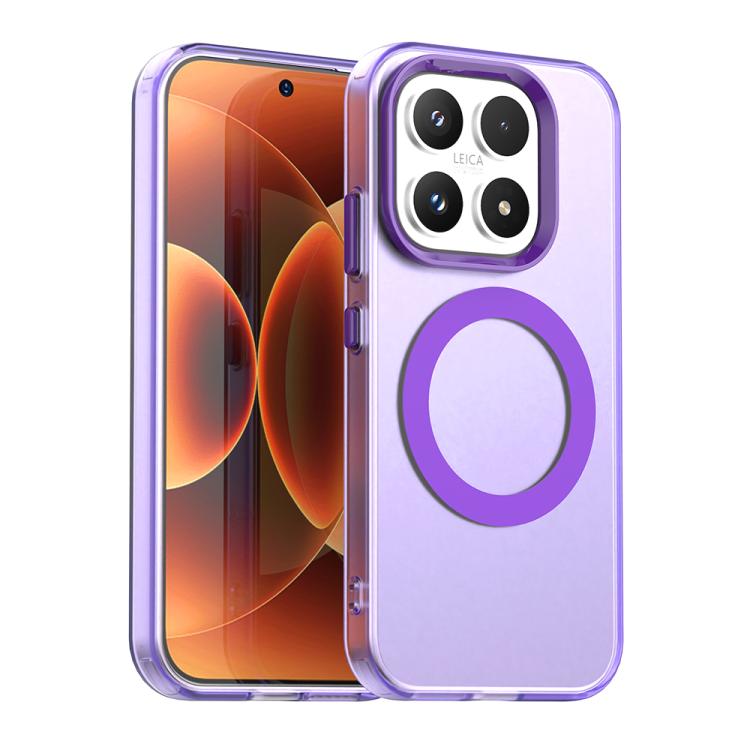Hemasa Candy Magsafe PC Hybrid TPU Phone Case, For Xiaomi 17 Pro Max, For Xiaomi 17 Pro, For Xiaomi 17, For Xiaomi 15T Pro 5G, For Xiaomi 15T 5G, For Xiaomi Poco F7