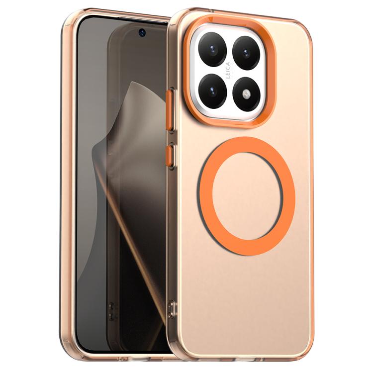 Hemasa Candy Magsafe PC Hybrid TPU Phone Case, For Xiaomi 17 Pro Max, For Xiaomi 17 Pro, For Xiaomi 17, For Xiaomi 15T Pro 5G, For Xiaomi 15T 5G, For Xiaomi Poco F7
