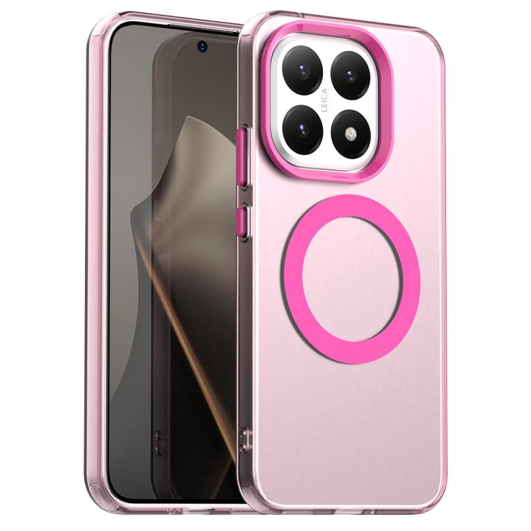 Hemasa Candy Magsafe PC Hybrid TPU Phone Case, For Xiaomi 17 Pro Max, For Xiaomi 17 Pro, For Xiaomi 17, For Xiaomi 15T Pro 5G, For Xiaomi 15T 5G, For Xiaomi Poco F7