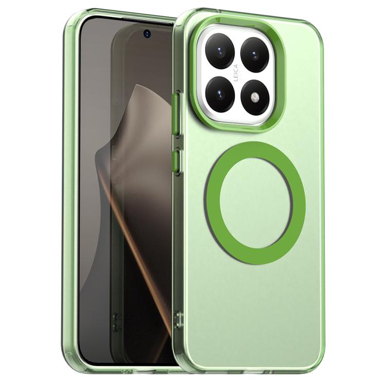 Candy Magsafe PC Hybrid TPU Phone Case, For Xiaomi 15T 5G, For Xiaomi Poco F7, For Xiaomi 15 Ultra, For Xiaomi Poco X7 Pro, For Xiaomi 15 Pro, For Xiaomi 15