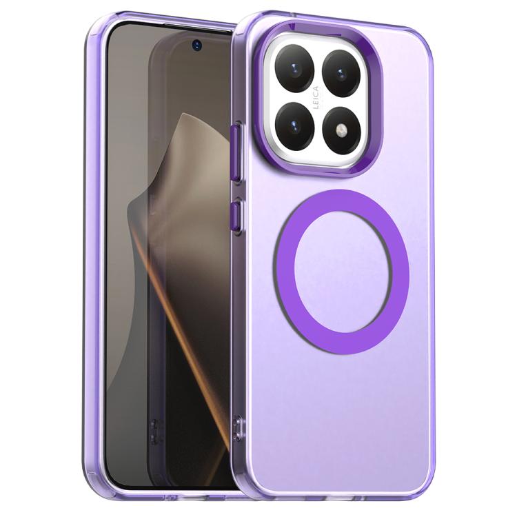 Hemasa Candy Magsafe PC Hybrid TPU Phone Case, For Xiaomi 17 Pro Max, For Xiaomi 17 Pro, For Xiaomi 17, For Xiaomi 15T Pro 5G, For Xiaomi 15T 5G, For Xiaomi Poco F7