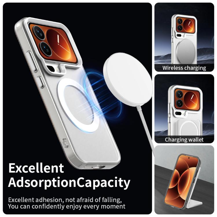 Hemasa Candy Magsafe PC Hybrid TPU Phone Case, For Xiaomi 17 Pro Max, For Xiaomi 17 Pro, For Xiaomi 17, For Xiaomi 15T Pro 5G, For Xiaomi 15T 5G, For Xiaomi Poco F7