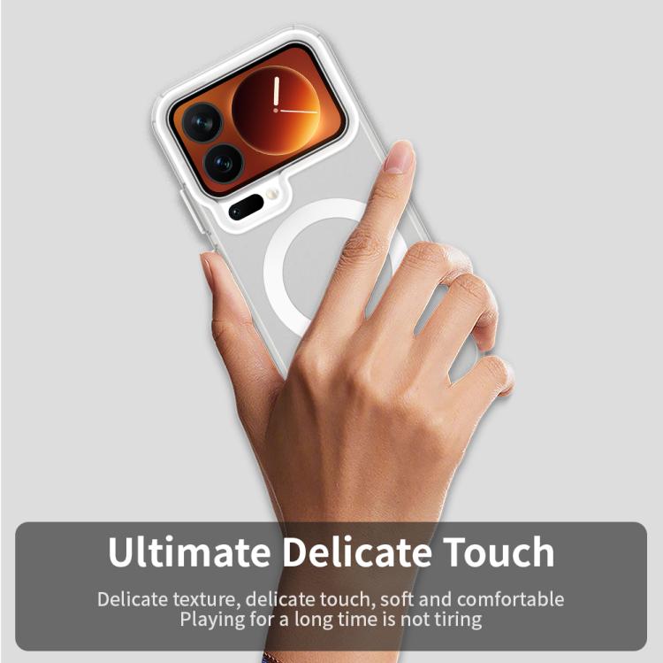 Hemasa Candy Magsafe PC Hybrid TPU Phone Case, For Xiaomi 17 Pro Max, For Xiaomi 17 Pro, For Xiaomi 17, For Xiaomi 15T Pro 5G, For Xiaomi 15T 5G, For Xiaomi Poco F7
