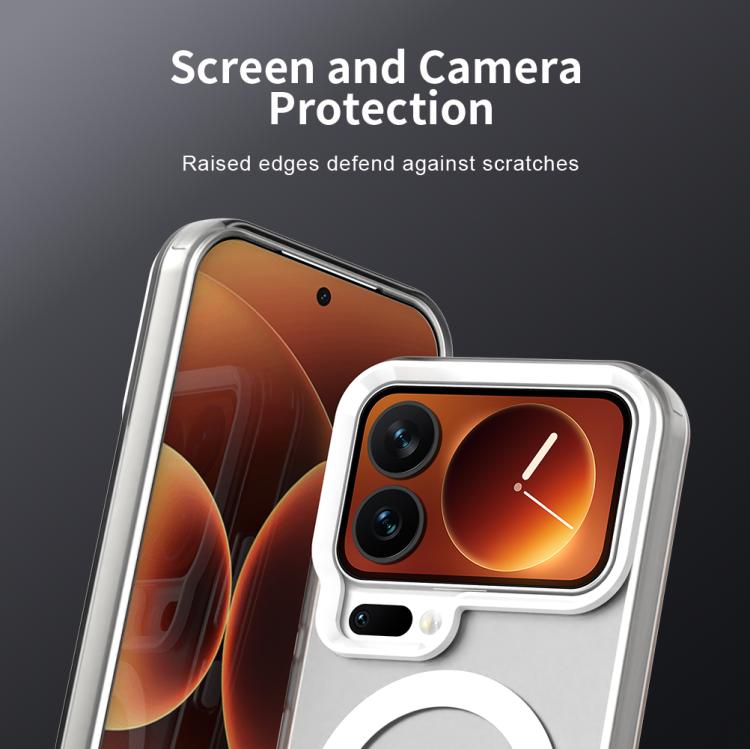 Hemasa Candy Magsafe PC Hybrid TPU Phone Case, For Xiaomi 17 Pro Max, For Xiaomi 17 Pro, For Xiaomi 17, For Xiaomi 15T Pro 5G, For Xiaomi 15T 5G, For Xiaomi Poco F7