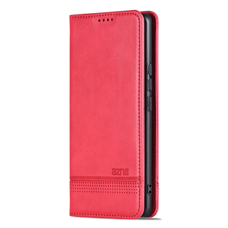 AZNS Magnetic Calf Texture Flip Leather Phone Case, For Xiaomi 15 Pro, For Xiaomi 15, For Xiaomi 14T Pro, For Xiaomi 14T