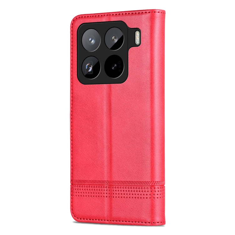 AZNS Magnetic Calf Texture Flip Leather Phone Case, For Xiaomi 15 Pro, For Xiaomi 15, For Xiaomi 14T Pro, For Xiaomi 14T