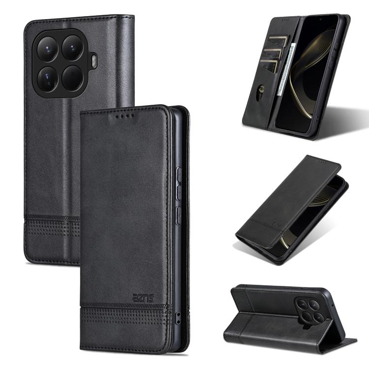 AZNS Magnetic Calf Texture Flip Leather Phone Case, For Xiaomi 17 Pro Max, For Xiaomi 17 Pro, For Xiaomi 17, For Xiaomi 15T Pro 5G, For Xiaomi 15T 5G, For Xiaomi 15 Ultra, For Xiaomi 15 Pro, For Xiaomi 15