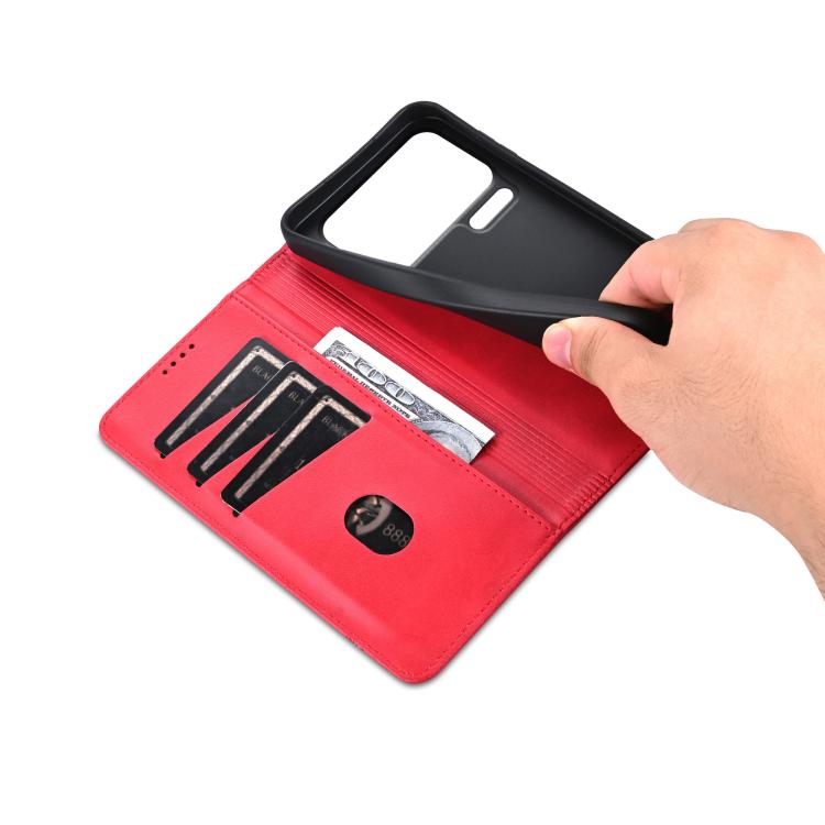 AZNS Magnetic Calf Texture Flip Leather Phone Case, For Xiaomi 17 Pro Max, For Xiaomi 17 Pro, For Xiaomi 17, For Xiaomi 15T Pro 5G, For Xiaomi 15T 5G, For Xiaomi 15 Ultra, For Xiaomi 15 Pro, For Xiaomi 15