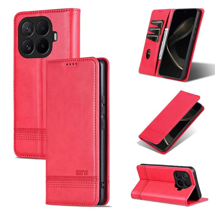 AZNS Magnetic Calf Texture Flip Leather Phone Case, For Xiaomi 17T Pro 5G, For Xiaomi 17T 5G, For Xiaomi 17 Pro Max, For Xiaomi 17 Pro, For Xiaomi 17, For Xiaomi 15T Pro 5G, For Xiaomi 15T 5G, For Xiaomi 15 Ultra