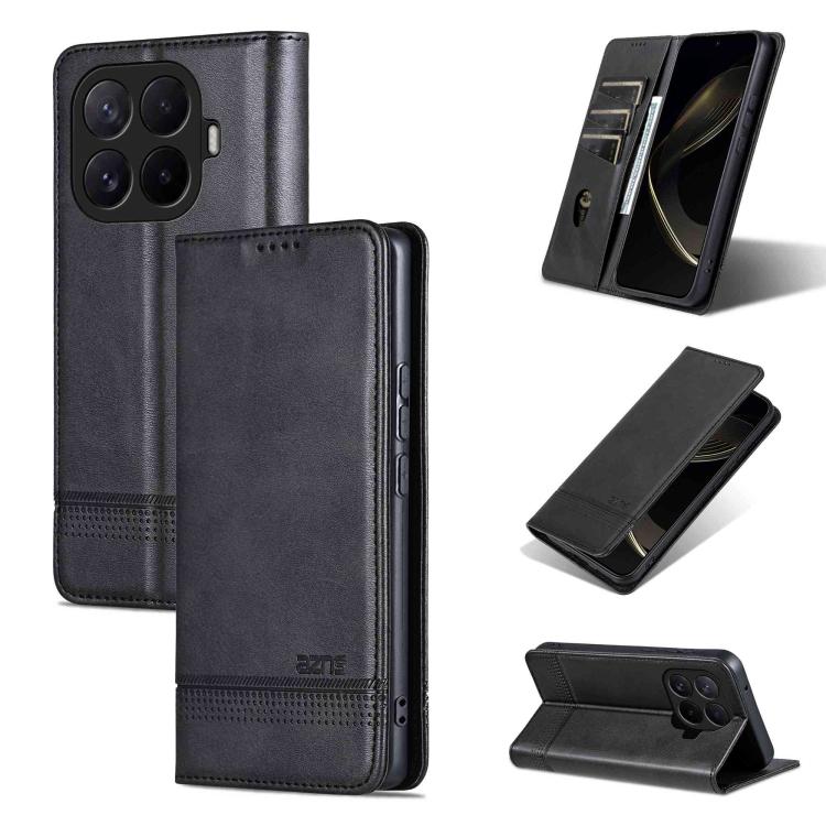 AZNS Magnetic Calf Texture Flip Leather Phone Case, For Xiaomi 17T Pro 5G, For Xiaomi 17T 5G, For Xiaomi 17 Pro Max, For Xiaomi 17 Pro, For Xiaomi 17, For Xiaomi 15T Pro 5G, For Xiaomi 15T 5G, For Xiaomi 15 Ultra