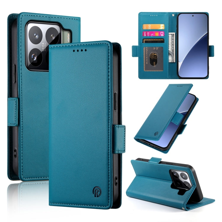 Side Buckle Magnetic Frosted Leather Phone Case, For Xiaomi 15T 5G, For Xiaomi 15 Ultra, For Xiaomi Poco X7 Pro / Redmi Turbo 4, For Xiaomi 15 Pro, For Xiaomi 15, For Xiaomi 14T Pro