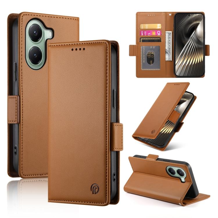 Side Buckle Magnetic Frosted Leather Phone Case, For Xiaomi 15T 5G, For Xiaomi 15 Ultra, For Xiaomi Poco X7 Pro / Redmi Turbo 4, For Xiaomi 15 Pro, For Xiaomi 15, For Xiaomi 14T Pro