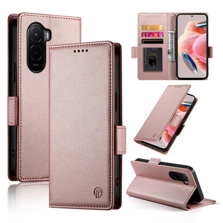 Side Buckle Magnetic Frosted Leather Phone Case, For Xiaomi Poco X8 Pro 5G / Redmi Turbo 5 5G, For Xiaomi 17 Ultra, For Xiaomi 17 Pro Max, For Xiaomi 17 Pro, For Xiaomi 17, For Xiaomi Poco M7 4G 169mm