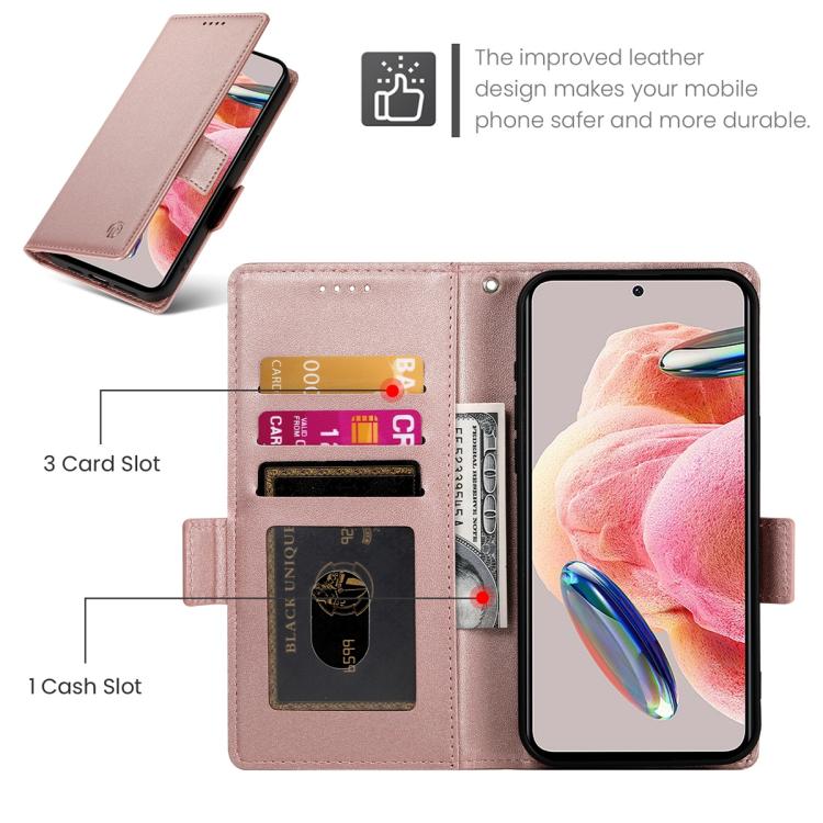 Side Buckle Magnetic Frosted Leather Phone Case, For Xiaomi 17 Pro, For Xiaomi 17, For Xiaomi Poco M7 4G 169mm, For Xiaomi Poco M7 4G 171mm, For Xiaomi 15T Pro 5G, For Xiaomi 15T 5G
