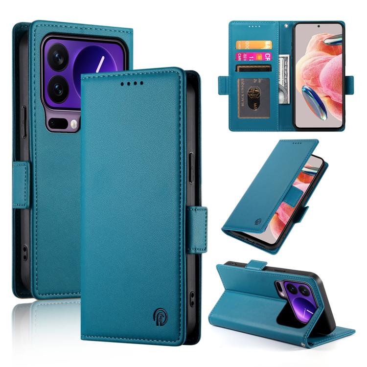 Side Buckle Magnetic Frosted Leather Phone Case, For Xiaomi 17 Pro, For Xiaomi 17, For Xiaomi Poco M7 4G 169mm, For Xiaomi Poco M7 4G 171mm, For Xiaomi 15T Pro 5G, For Xiaomi 15T 5G