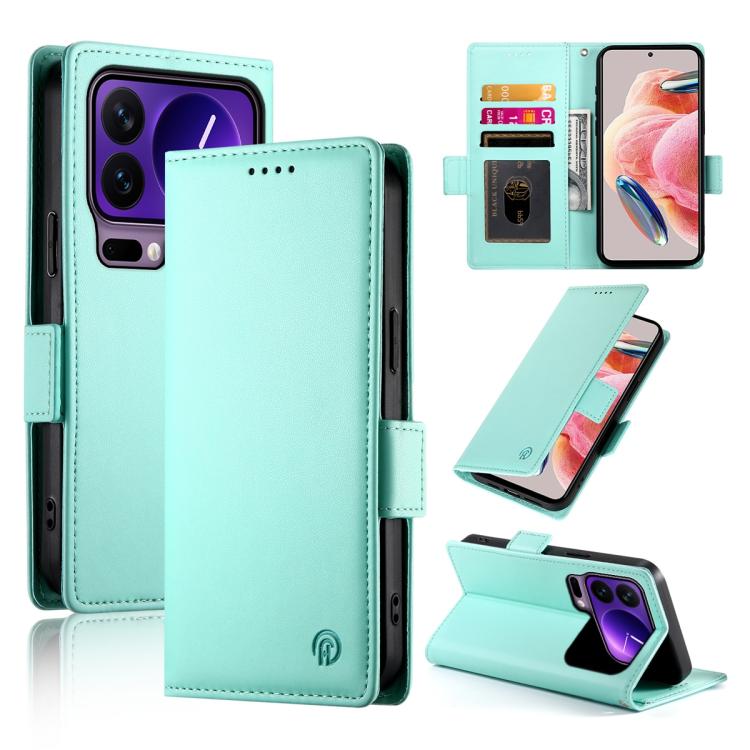 Side Buckle Magnetic Frosted Leather Phone Case, For Xiaomi 17 Pro, For Xiaomi 17, For Xiaomi Poco M7 4G 169mm, For Xiaomi Poco M7 4G 171mm, For Xiaomi 15T Pro 5G, For Xiaomi 15T 5G