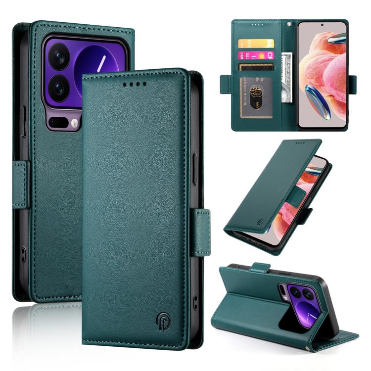 Side Buckle Magnetic Frosted Leather Phone Case, For Xiaomi Poco X8 Pro 5G / Redmi Turbo 5 5G, For Xiaomi 17 Ultra, For Xiaomi 17 Pro Max, For Xiaomi 17 Pro, For Xiaomi 17, For Xiaomi Poco M7 4G 169mm