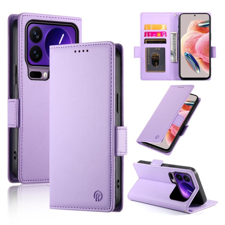 Side Buckle Magnetic Frosted Leather Phone Case, For Xiaomi Poco X8 Pro 5G / Redmi Turbo 5 5G, For Xiaomi 17 Ultra, For Xiaomi 17 Pro Max, For Xiaomi 17 Pro, For Xiaomi 17, For Xiaomi Poco M7 4G 169mm