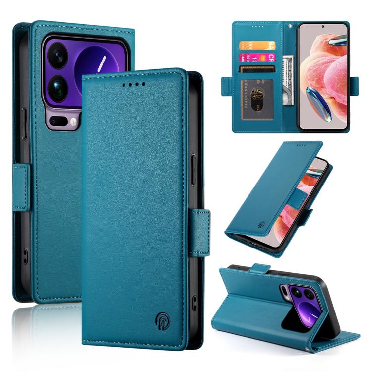 Side Buckle Magnetic Frosted Leather Phone Case, For Xiaomi Poco X8 Pro 5G / Redmi Turbo 5 5G, For Xiaomi 17 Ultra, For Xiaomi 17 Pro Max, For Xiaomi 17 Pro, For Xiaomi 17, For Xiaomi Poco M7 4G 169mm