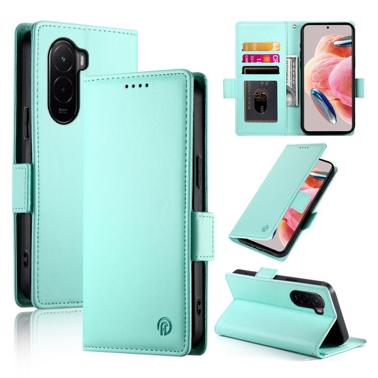 Side Buckle Magnetic Frosted Leather Phone Case, For Xiaomi 17 Pro, For Xiaomi 17, For Xiaomi Poco M7 4G 169mm, For Xiaomi Poco M7 4G 171mm, For Xiaomi 15T Pro 5G, For Xiaomi 15T 5G
