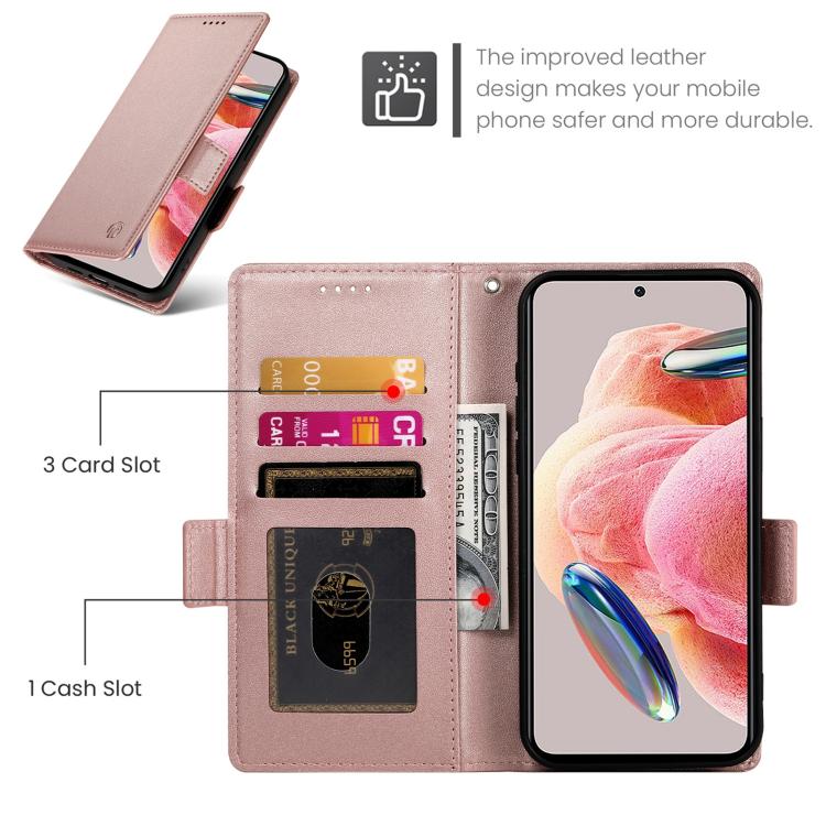 Side Buckle Magnetic Frosted Leather Phone Case, For Xiaomi Poco C95 Pro, For Xiaomi 17 Max 5G, For Xiaomi 17T Pro 5G, For Xiaomi 17T 5G, For Xiaomi Poco X8 Pro 5G / Redmi Turbo 5 5G, For Xiaomi 17 Ultra