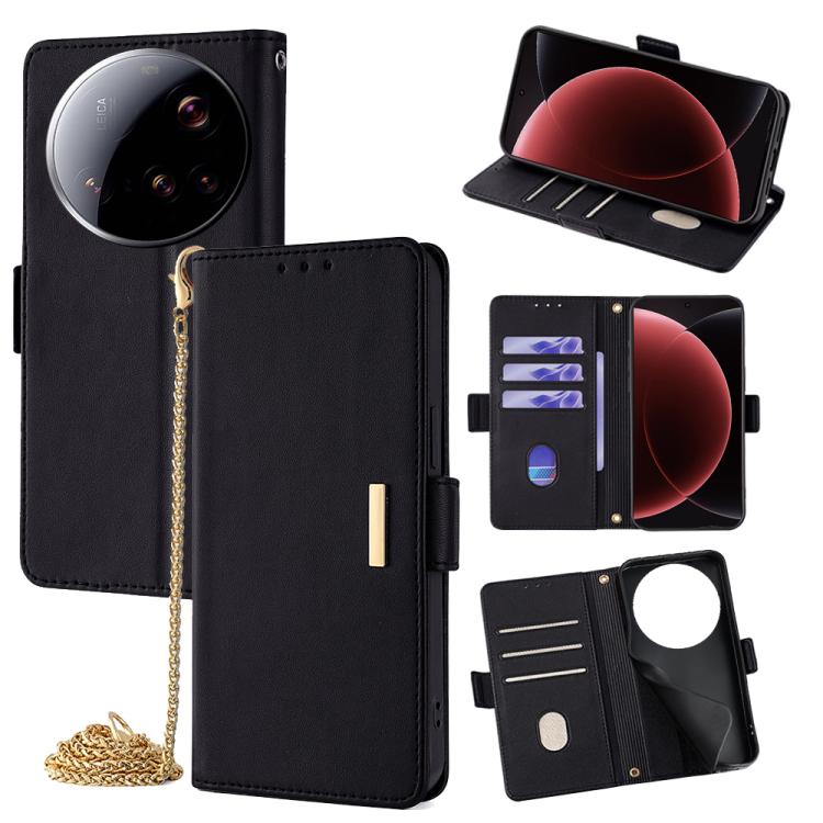 Crossbody Chain Leather Phone Case, For Xiaomi 17 Pro Max, For Xiaomi 17, For Xiaomi Civi 5 Pro 5G, For Xiaomi 15 Ultra
